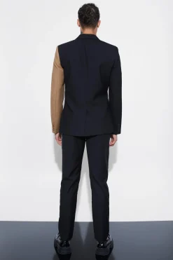 boohooMAN Slim Fit Panel Wrap Suit | UK| Suits & Tailoring