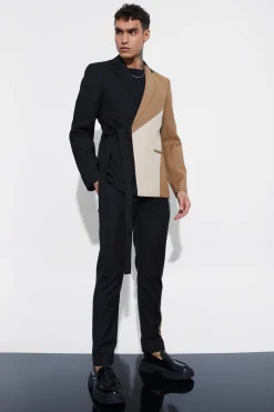 boohooMAN Slim Fit Panel Wrap Suit | UK| Suits & Tailoring