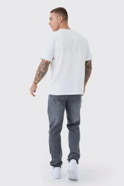 boohooMAN Slim Fit Patchwork Leopard Ripped Jeans | UK| Trousers|Jeans