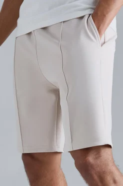 boohooMAN Slim Fit Pintuck Scuba Short | UK| Shorts