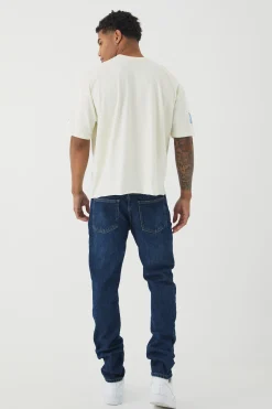 boohooMAN Slim Fit Seam Detail Jeans | UK| Trousers|Jeans
