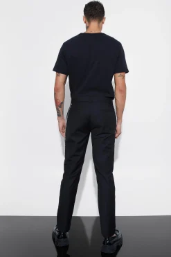 boohooMAN Slim Fit Side Panel Suit Trouser | UK| Suits & Tailoring|Trousers