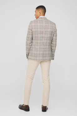 boohooMAN Slim Fit Single Breasted Check Suit Jacket | UK| Suits & Tailoring