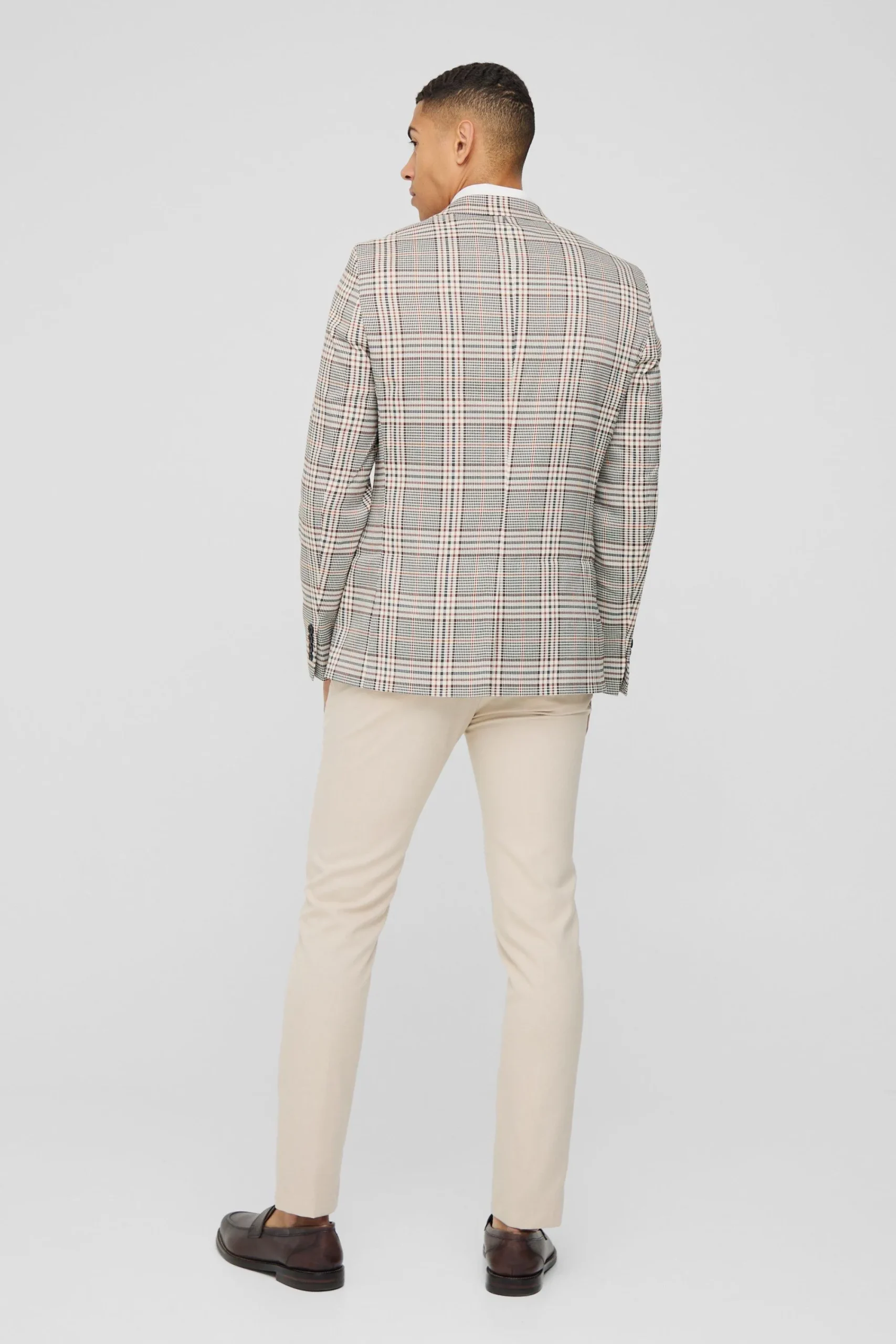 boohooMAN Slim Fit Single Breasted Check Suit Jacket | UK| Suits & Tailoring