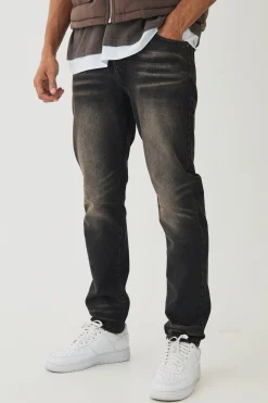 boohooMAN Slim Fit Tinted Jeans | UK| Trousers|Jeans
