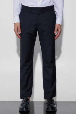 boohooMAN Slim Fit Tuxedo Suit Trousers | UK| Suits & Tailoring|Trousers
