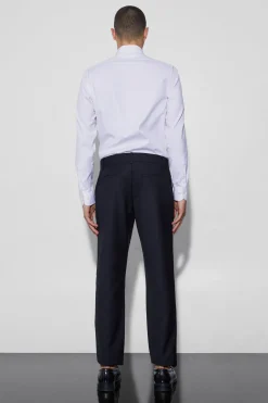 boohooMAN Slim Fit Tuxedo Suit Trousers | UK| Suits & Tailoring|Trousers