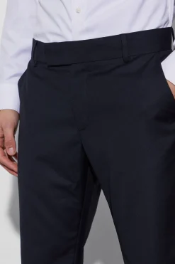 boohooMAN Slim Fit Tuxedo Suit Trousers | UK| Suits & Tailoring|Trousers