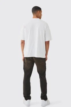 boohooMAN Slim Fit Washed Tinted Jeans | UK| Trousers|Jeans