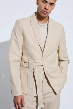 boohooMAN Slim Fit Wrap Tie Suit | UK| Sets & Co-Ords