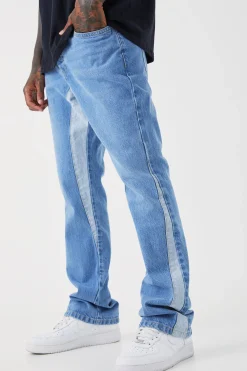 boohooMAN Slim Flare Panel Jeans | UK| Trousers|Jeans