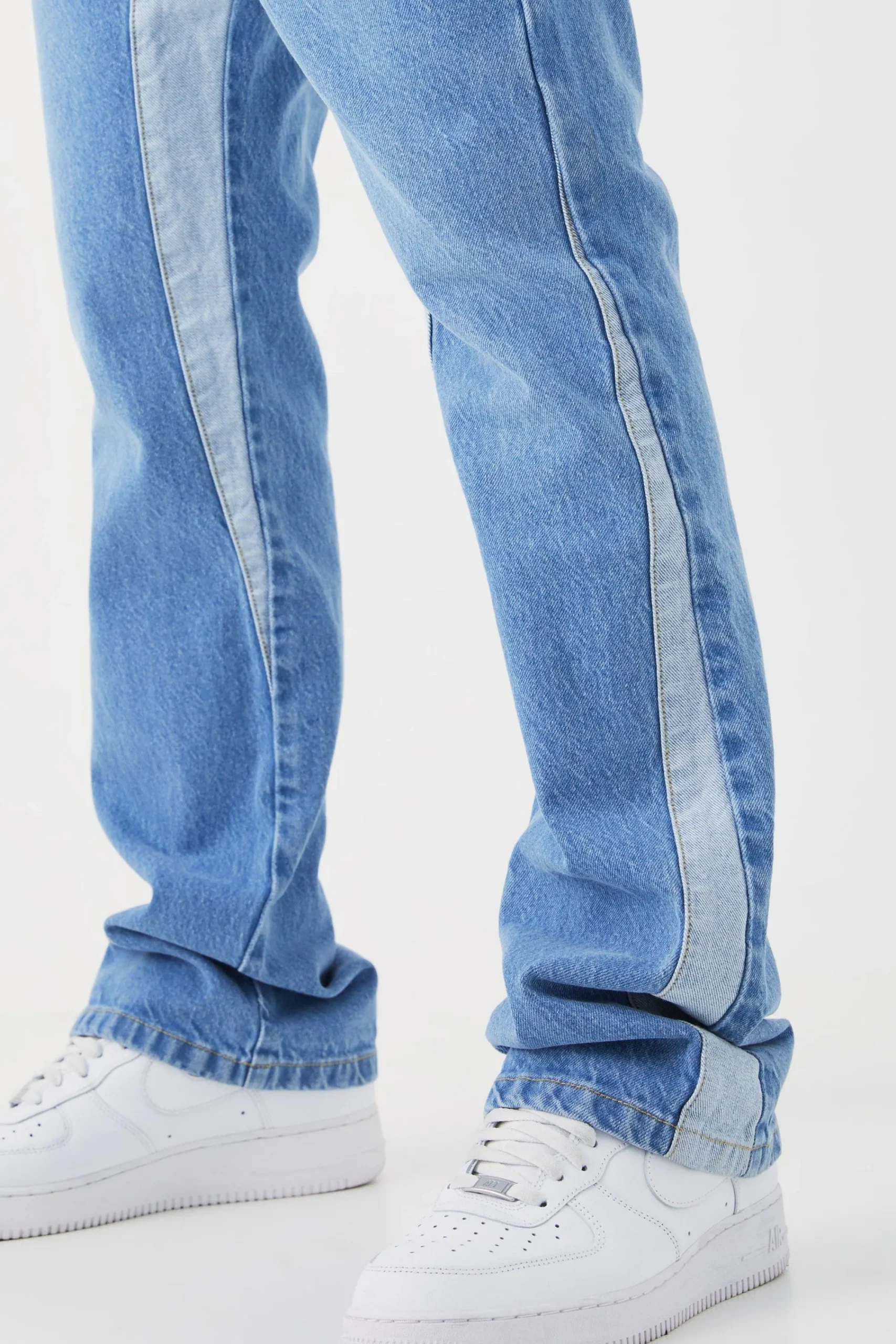 boohooMAN Slim Flare Panel Jeans | UK| Trousers|Jeans