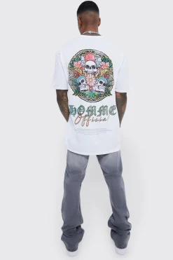 boohooMAN Slim Flare Rip And Repair Jeans | UK| Trousers|Jeans