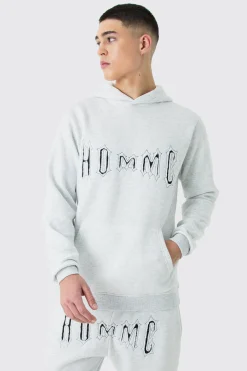 boohooMAN Slim Homme Applique Hoodie | UK| Hoodies & Sweatshirts