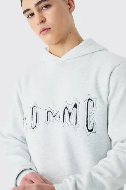 boohooMAN Slim Homme Applique Hoodie | UK| Hoodies & Sweatshirts
