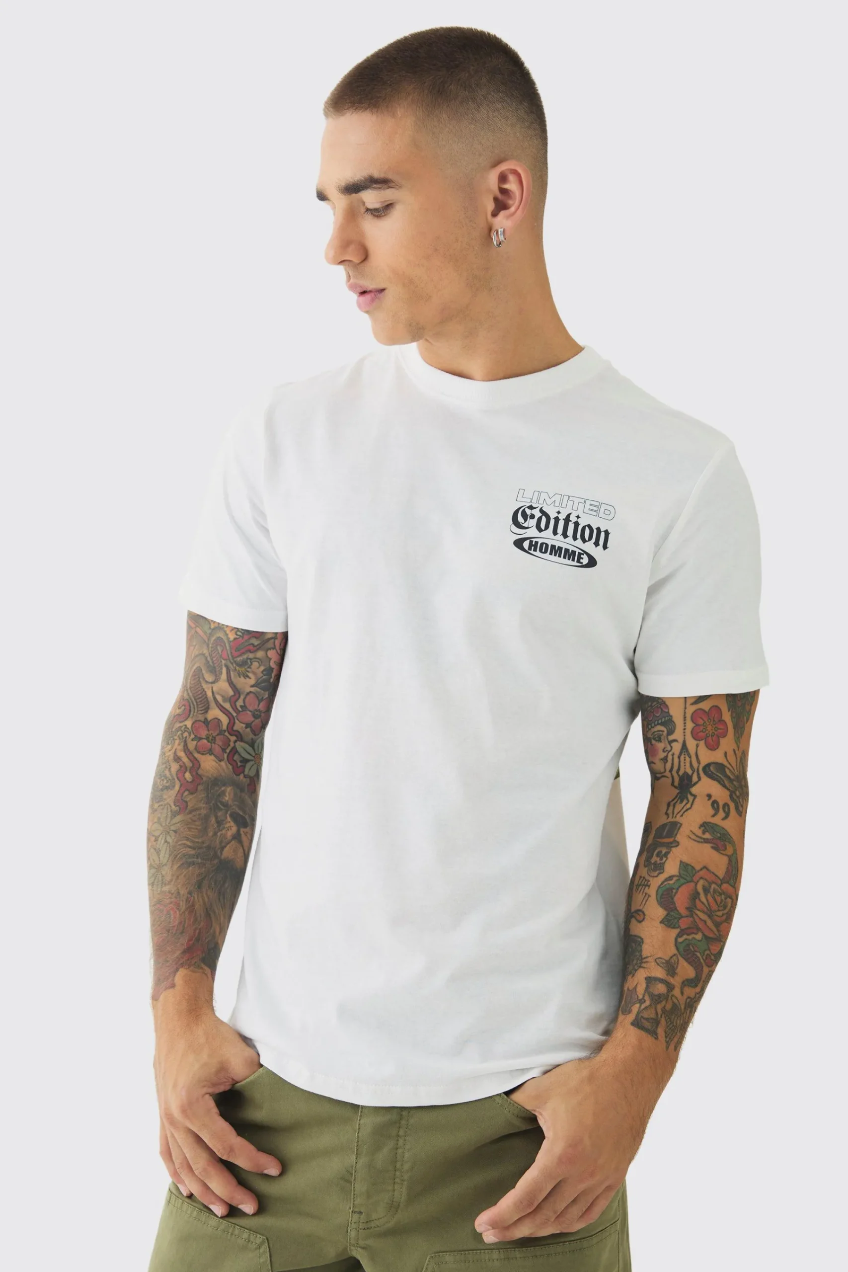 Slim Limited Cherry Print T-Shirt | UK^boohooMAN