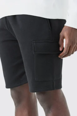 boohooMAN Slim Mid Cargo Jersey Short | UK| Shorts