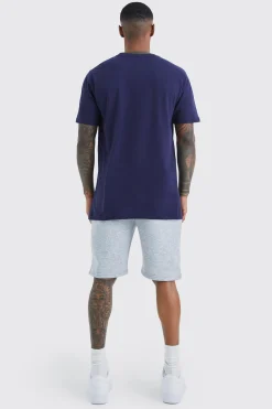 boohooMAN Slim Mid Length Jersey Short | UK| Shorts