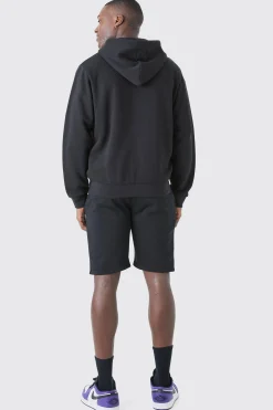 boohooMAN Slim Mid Length Jersey Short | UK| Shorts