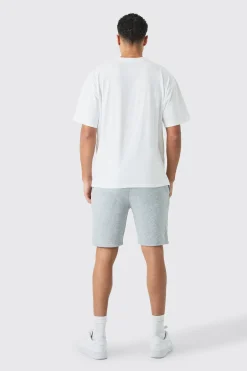boohooMAN Slim Mid Length Jersey Short | UK| Shorts