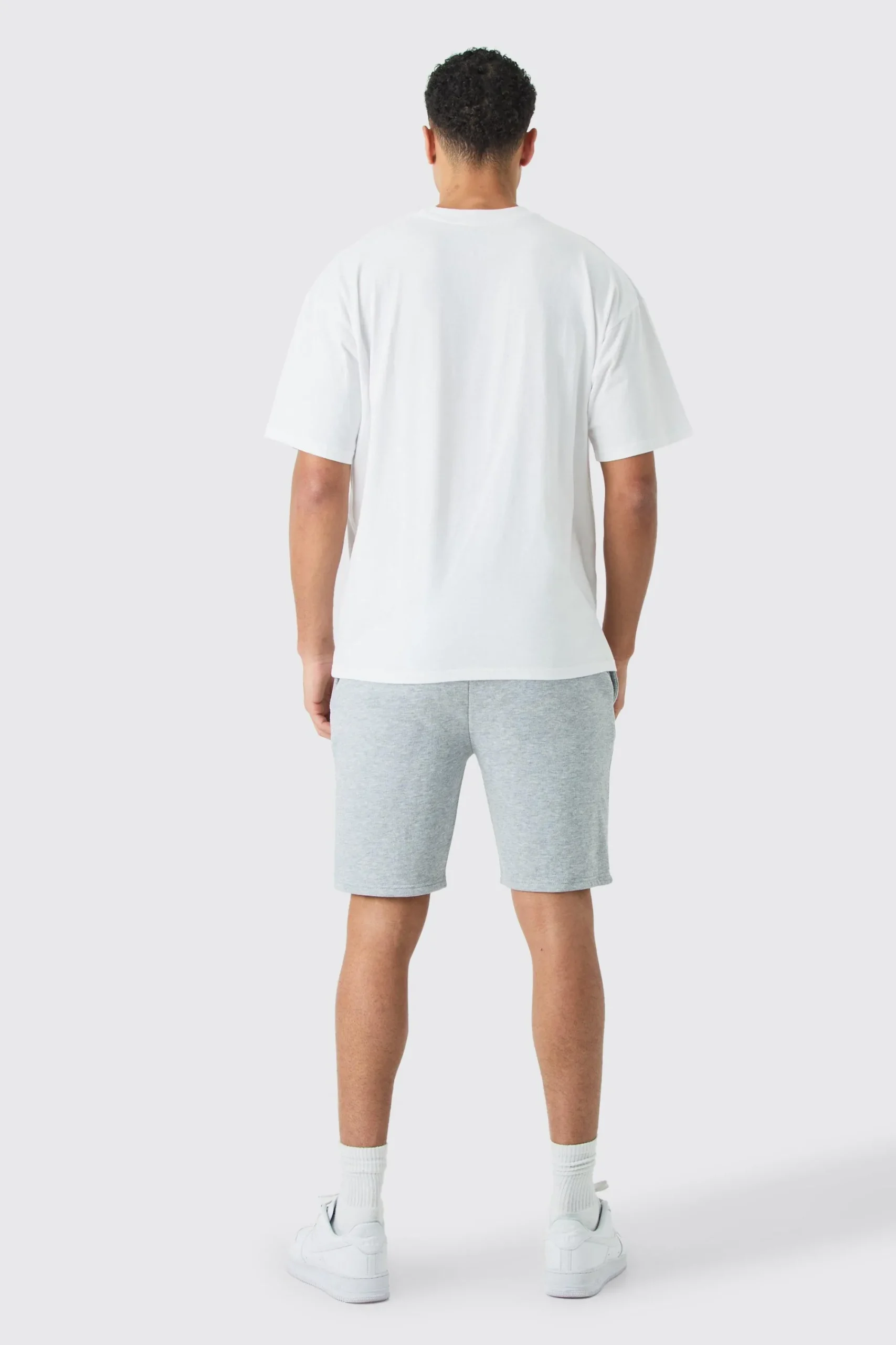 boohooMAN Slim Mid Length Jersey Short | UK| Shorts