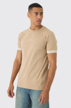 Slim OFCL Tape T-shirt | UK^boohooMAN Hot