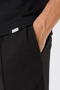 boohooMAN Slim Polo & Short Interlock Set | UK| Tracksuits