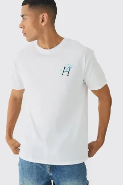 Slim Pour Homme Print T-Shirt | UK^boohooMAN Hot