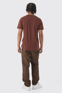 Slim Puff Print T-Shirt | UK^boohooMAN New