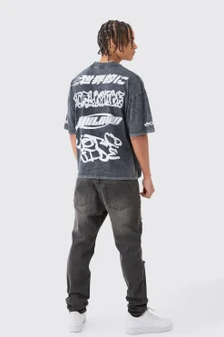 boohooMAN Slim Rigid All Over Rip Jean In | UK| Trousers|Jeans