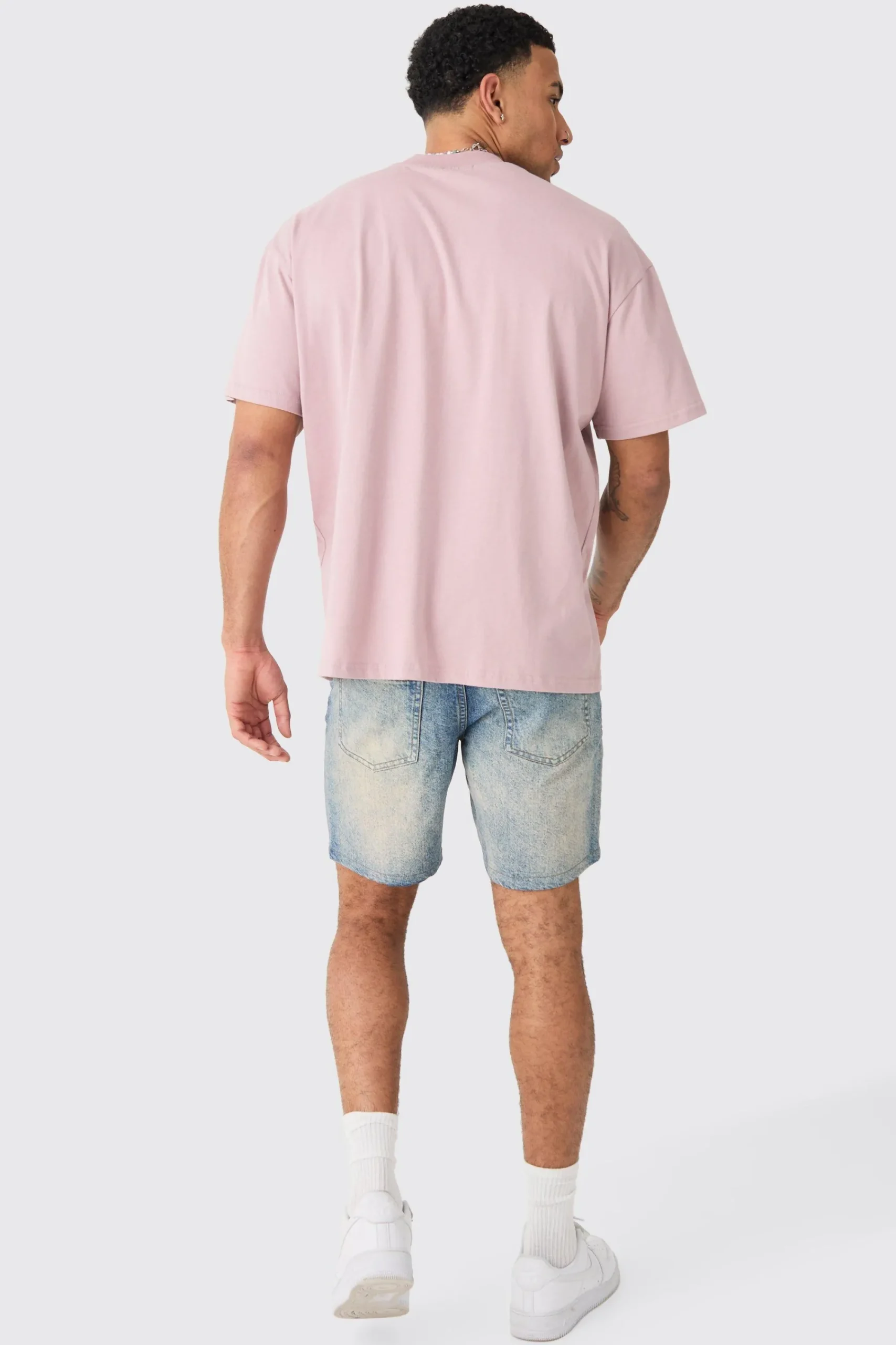 boohooMAN Slim Rigid Denim Shorts In | UK| Shorts
