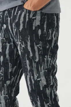 boohooMAN Slim Rigid Flare Distressed Jeans | UK| Trousers|Jeans