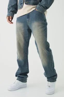 boohooMAN Slim Rigid Flare Herringbone Fabric Interest Jeans | UK| Trousers|Jeans