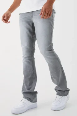 boohooMAN Slim Rigid Flare Jean | UK| Trousers|Jeans