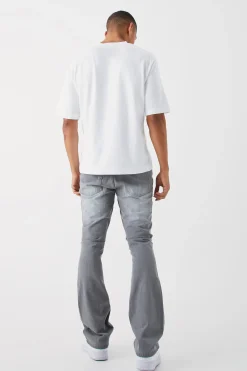 boohooMAN Slim Rigid Flare Jean | UK| Trousers|Jeans