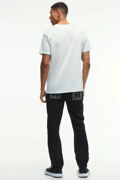 boohooMAN Slim Rigid Ripped Bandana Detail Jeans | UK| Trousers|Jeans