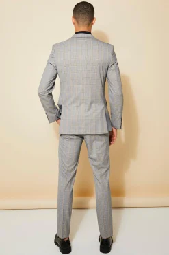 boohooMAN Slim Single Breasted Check Suit Jacket | UK| Suits & Tailoring