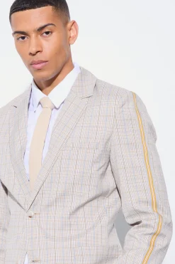 boohooMAN Slim Single Breasted Check Suit | UK| Suits & Tailoring