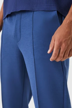 boohooMAN Slim Smart Jersey Pintuck Jogger Trousers | UK| Joggers
