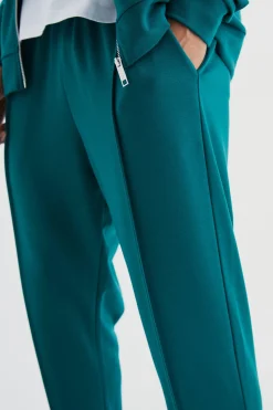 boohooMAN Slim Tapered Elastic Waist Pintuck Crop Jogger | UK| Joggers