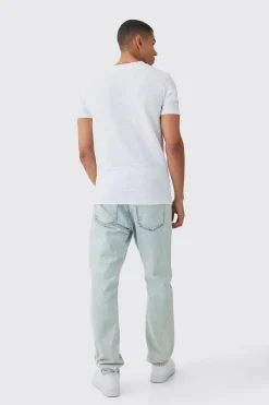 Slim Textured T-shirt | UK^boohooMAN Best