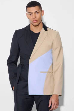 boohooMAN Slim Wrap Panel Suit | UK| Suits & Tailoring