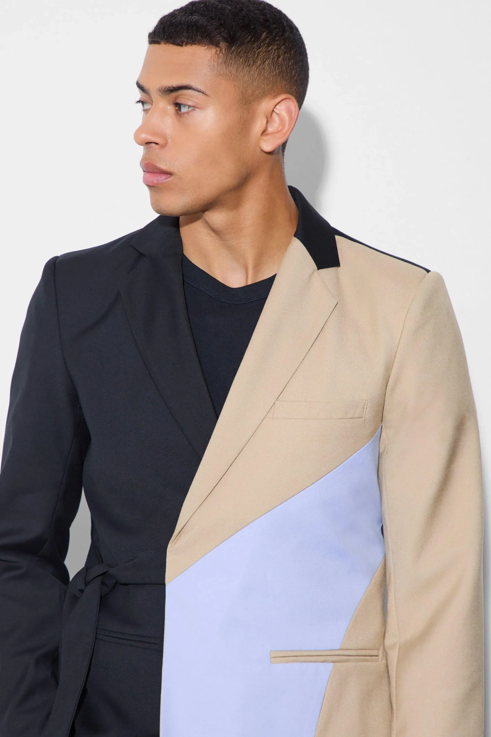boohooMAN Slim Wrap Panel Suit Jacket | UK| Suits & Tailoring