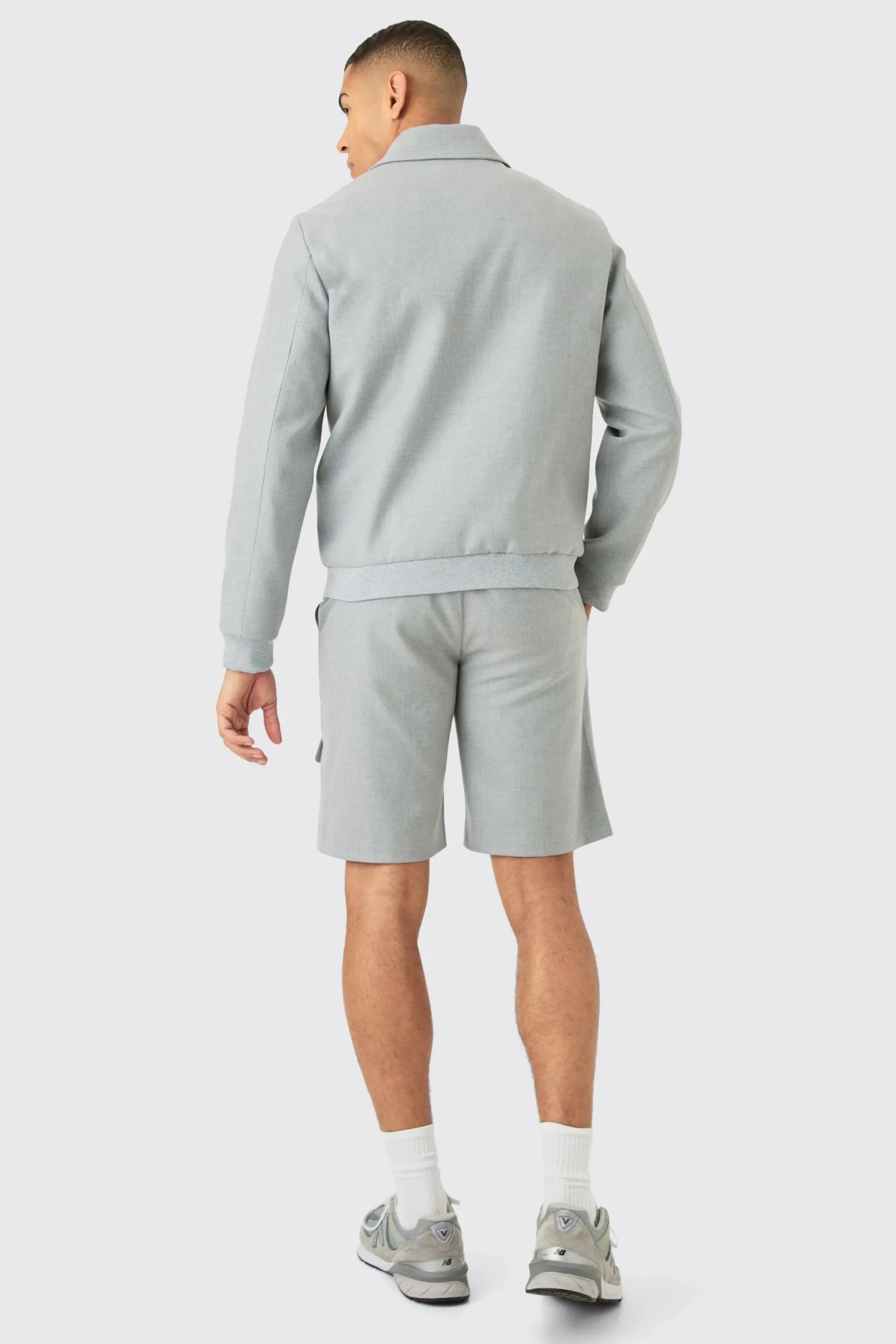 boohooMAN Smart Harrington Jacket | UK| Suits & Tailoring