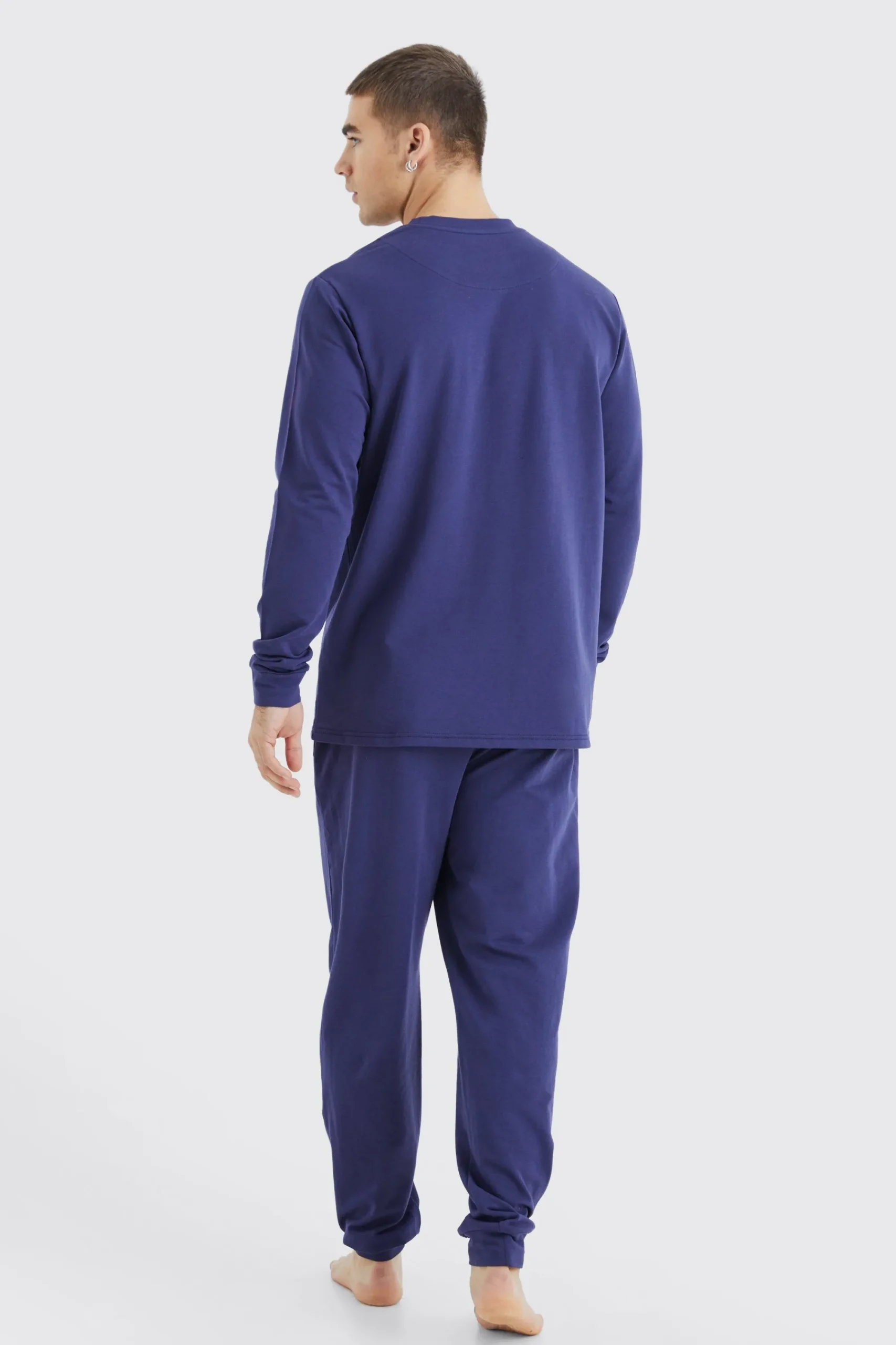 boohooMAN Soft Feel Lounge Top And Jogger Set | UK| Loungewear