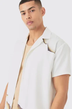 boohooMAN Soft Twill Oversized Printed Shirt & Trouser Set | UK| Sets & Co-Ords