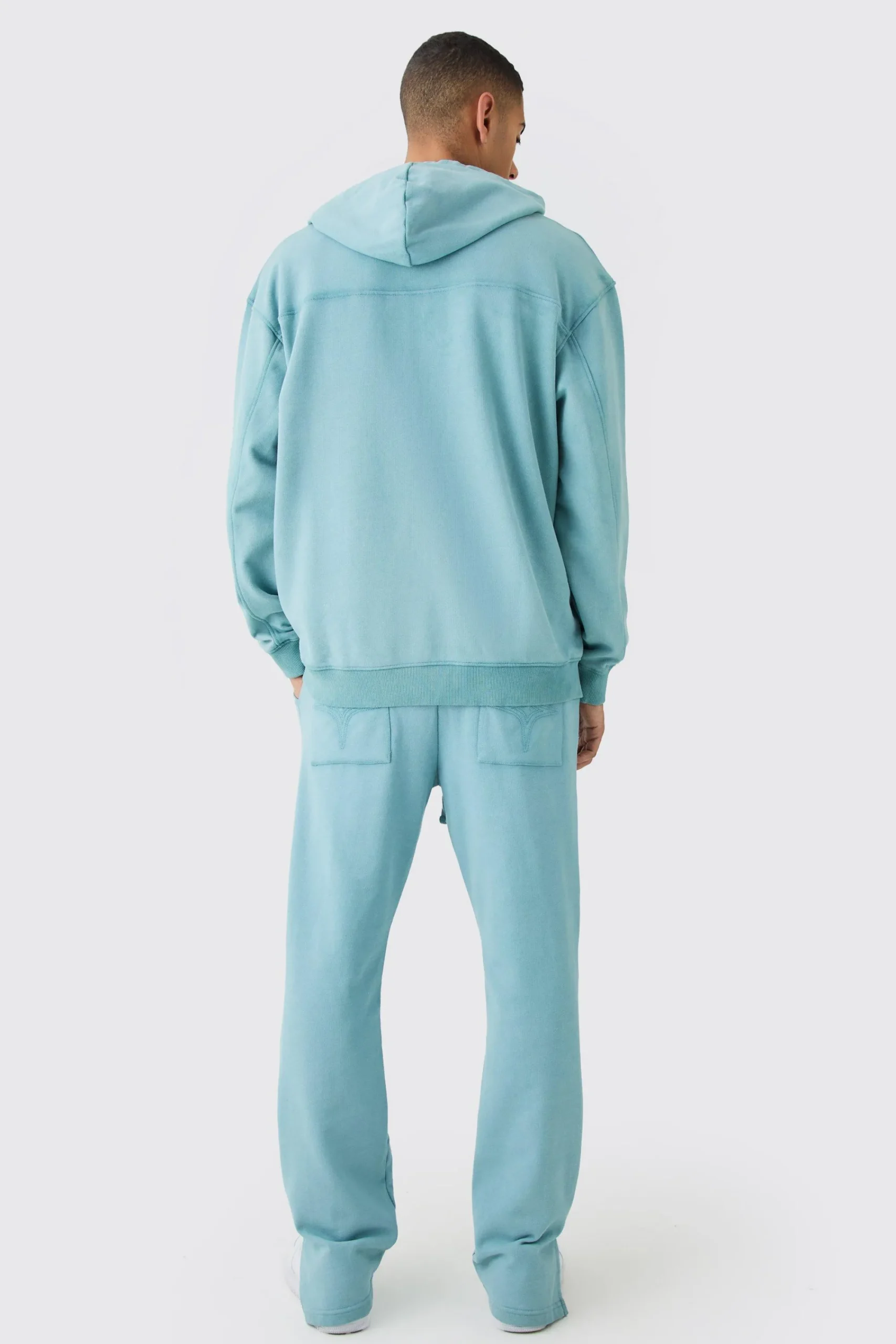 boohooMAN Split Hem Washed Joggers | UK| Joggers