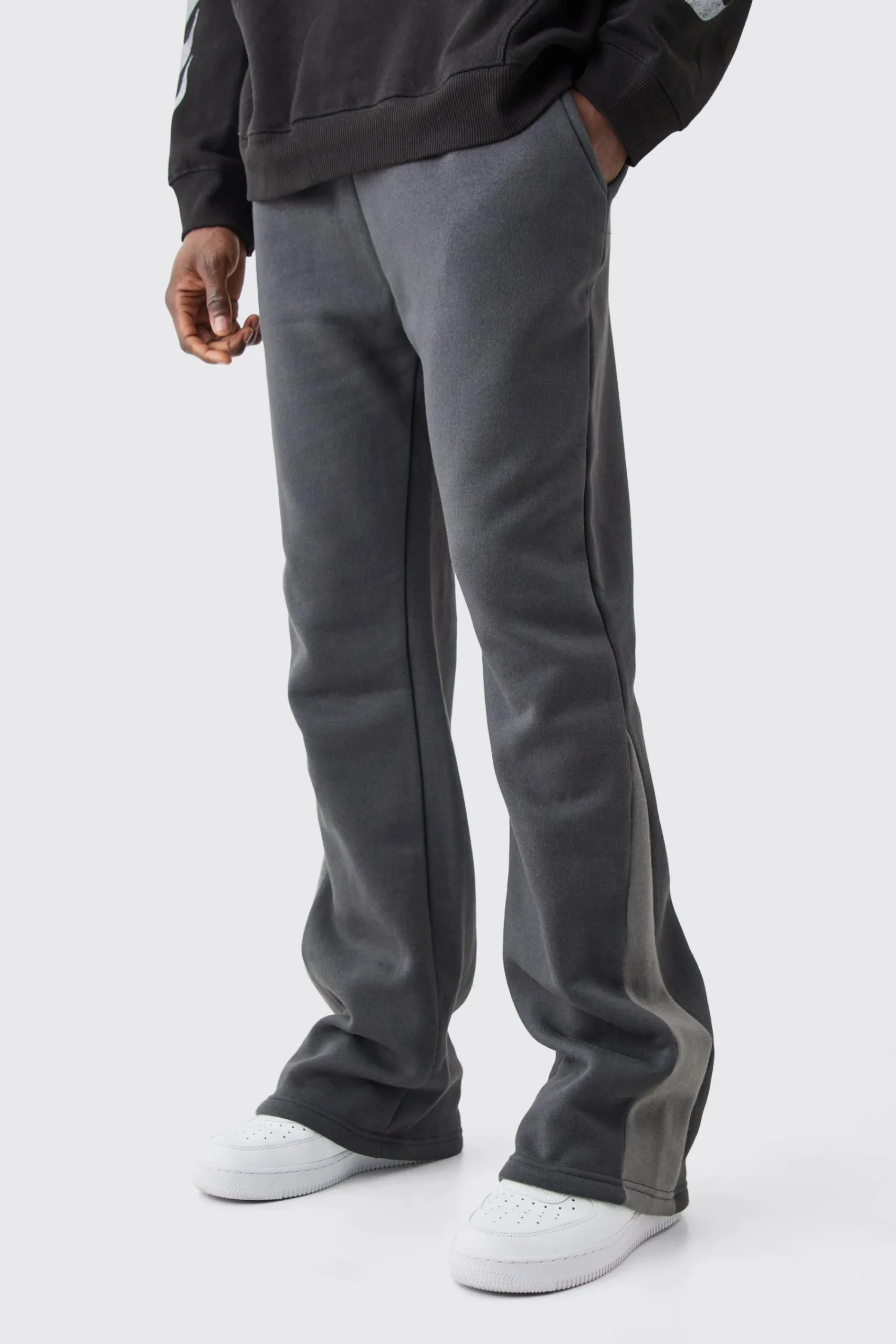 boohooMAN Stacked Gusset Joggers | UK| Trousers|Joggers