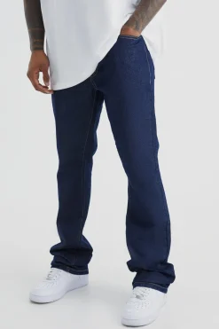 boohooMAN Stacked Rigid Flare Jean | UK| Trousers|Jeans