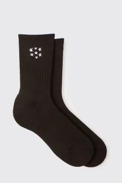 boohooMAN Star Print Socks | UK| Underwear & Socks|Underwear & Socks